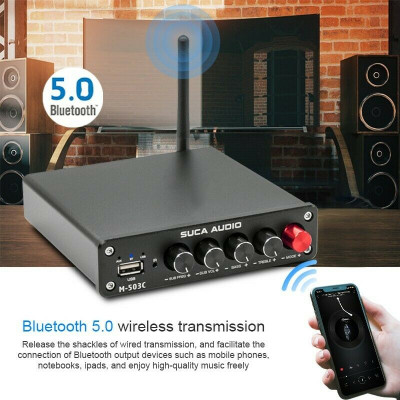 Amply Suca-audio M-503C 50W×2+100W Bluetooth 5.0